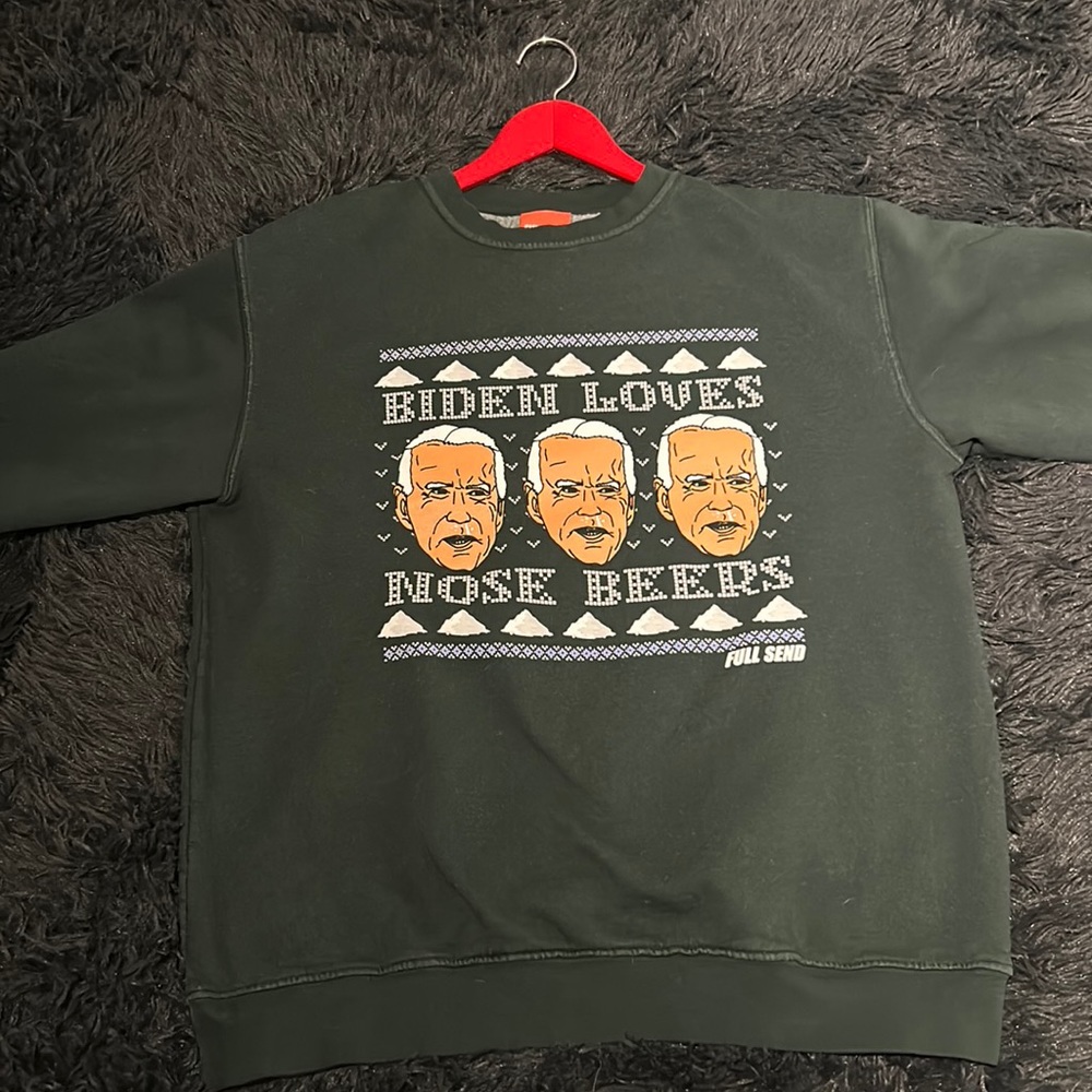 FULL SEND ~ Biden loves nose beers